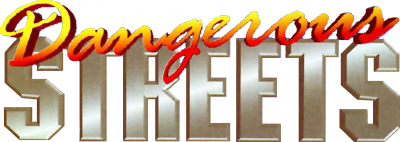Dangerous Streets logo for Amiga CD32
